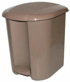 Coș de gunoi cu pedală, 17 l, cafea