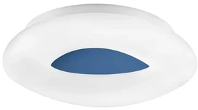 Plafoniera LED dimabila, design modern Cia albastru, 45cm