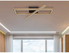 Globo 67287D1 - Plafonieră LED MANDERA LED/36W/230V maro