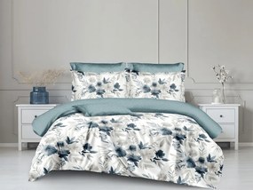 Lenjerie de pat reversibila DUO SENSE AURELIA cu model + husa de perna 40x50 cm GRATUIT Dimensiune lenjerie de pat: 70 x 90 cm | 140 x 200 cm