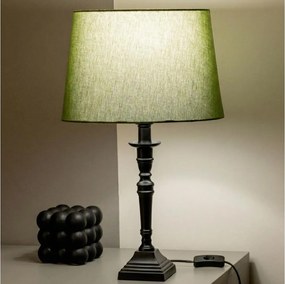 Brilagi - Lampă de masă CERIA 1xE27/60W/230V Ø 30 cm negru/verde