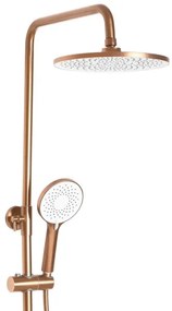 REA-P2418 - Set de duș cu baterie AVALON, cupru periat
