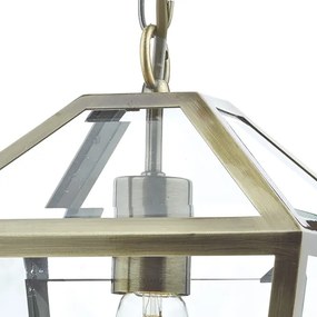 Där Lighting CHU0175 - Lustră cu lanț CHURCHILL 1xE27/60W/230V alamă