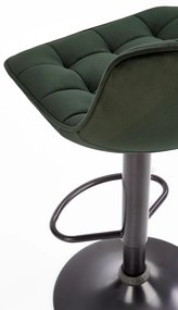 Scaun de bar Kinsley, verde/negru
