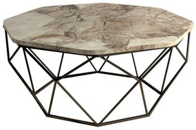 Măsuță de conferință Diamond White Marble