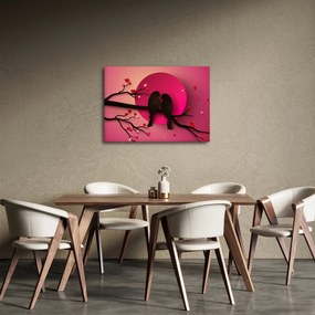 Tablou - Păsări îndrăgostite (70x50 cm)