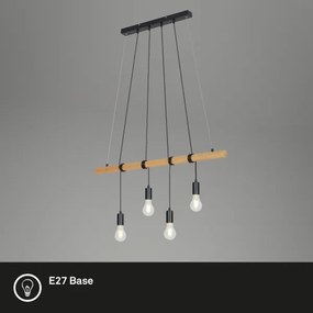 Lustră pe cablu Briloner 4015045 4xE27/25W/230V