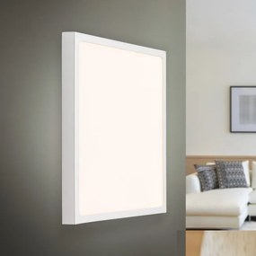 Plafoniera LED moderna design slim Lero 30x30cm aluminiu mat