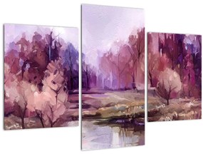 Tablou - Peisaj de toamnă - pictură (90x60 cm)