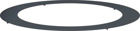 vidaXL potrivit pentru inel de copac plat Antracit Ø90 / 120 cm Oțel