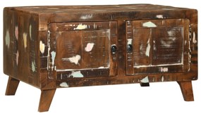 vidaXL Masă de cafea Colorată 80x54x45 cm Lemn masiv recuperat