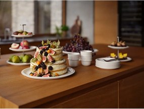 Tavă de servire din porțelan ø 32 cm Eau – Zone