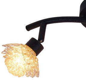 Lustra cu 3 spoturi din sticla in stilul florentin Flower 1151414 NV
