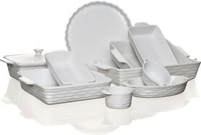 BANQUET Formă dreptunghiulară de copt CULINARIA White 20,5 x 12 cm