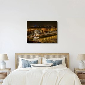 Tablou orașului nocturn (70x50 cm)