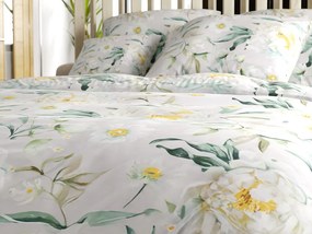 Lenjerie de pat din microfibra ELYSIA, gri deschis Dimensiune lenjerie de pat: 2 buc 70 x 80 cm | 160 x 200 cm