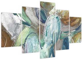 Tablou - Pictura figura abstractă (150x105 cm)