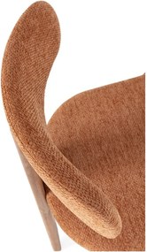 Scaune de dining cărămizii 2 buc. tapițate Nadia – MOME