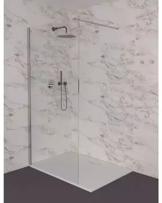 Paravan de dus tip Walk-in Ideal Standard i.life 100x200 cm sticla 8 mm argintiu