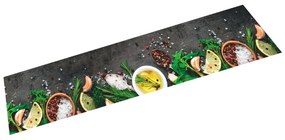 vidaXL Covor de bucătărie lavabil Spices, 60x300 cm, catifea