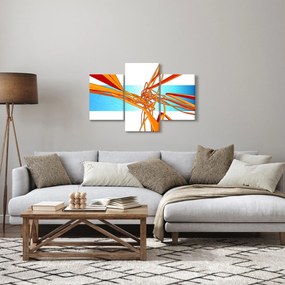 Tablou - Linii împletite, abstracție (90x60 cm)