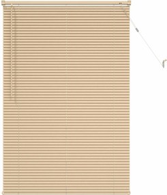 vidaXL Jaluzea venetiană Manual Maro Deschis cu Model 150 x 90 cm PVC