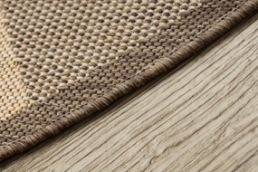 Covor sisal Floorlux rotund 20195 coffee si mais