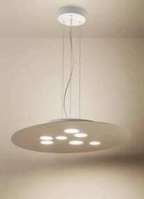 Lustra suspendata moderna Luna 60x72,5cm, alb sau gri