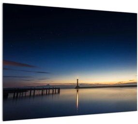 Tablou - Far în zare (70x50 cm)