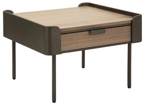 Măsuță de cafea maro din lemn de brad 60x60 cm Toronto – Mauro Ferretti