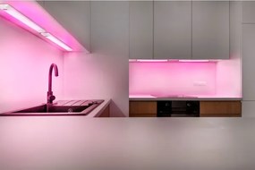 Osram - Lampă LED RGBW dimabilă pentru montaj sub dulap, cu senzor, LINEAR EDGE LED/8W/230V, alb + telecomandă