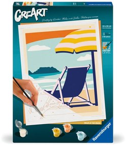 CREART PICTURA PE NUMERE PENTRU ADULTI RELAXARE LA PLAJA - RAVENSBURGER (RVSPBN23897)