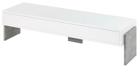 Masă TV Zantra (Alb + piatră). 1055294
