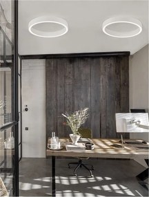 Lustra/Plafoniera LED design slim circular STING White 60cm