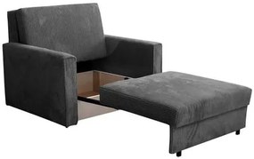 Fotoliu extensibil Clovea Bis Premium I (Albastru închis) (cu sp. depozitare). 1105648