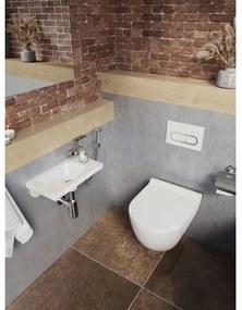 Ravak X01516 - Vas WC suspendat UNI CHROME, ceramică/albă