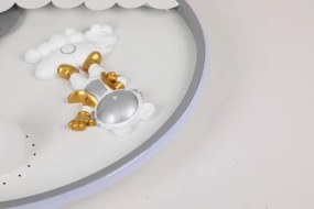Brilagi - Plafonieră LED reglabilă pentru copii ASTRO LED/68W/230V 3000-6000K +telecomandă