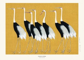 Studio Collection - Artă imprimată Japanese Red Crown Crane, (40 x 30 cm)