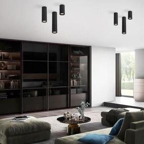 Spot TUNE L 1xGU10/10W/230V, 24 cm, negru