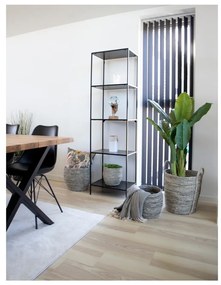 Bibliotecă House Nordic Vita Shelf, 51 x 170 m, negru