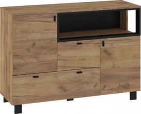 Vegas Veg-02 Comodă 2D2S Craft Gold/Negru