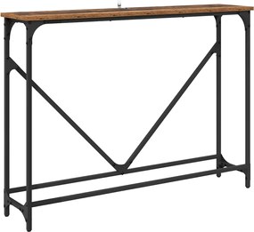 vidaXL Masă de consolă Lemn Vechi 102 x 23 x 75 cm Lemn compozit