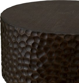 Masuta auxiliara design LUX Thoren, Ebony oak veneer