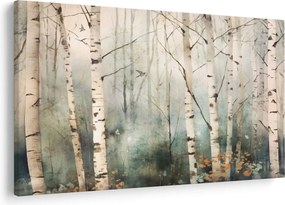 Tablou - Desenarea unui model de pădure (90x60 cm)
