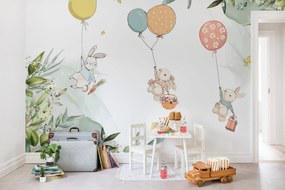 Tapet Baloon Adventure, Pastel, Rebel Walls