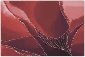 Tablou - Floare abstractă roșie N⁰2 (90x60 cm)
