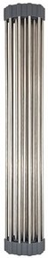 Uscator pentru vase pliabil Kinghoff KH 1903, 45x32 cm, Rezistent la coroziune, Margini din silicon, Antiderapant, Pliabil, Inox/gri