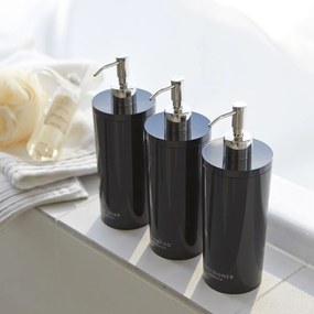 Dozator de săpun lichid negru din plastic 500 ml Round – YAMAZAKI