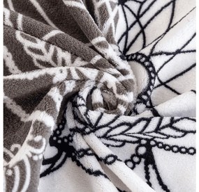 Lenjerie cocolino TIRSO gri-alb Dimensiune lenjerie de pat: 70 x 90 cm | 140 x 200 cm