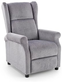 Fotoliu recliner Houston 85483x75x92cm, 30 kg, Gri, Tapiterie